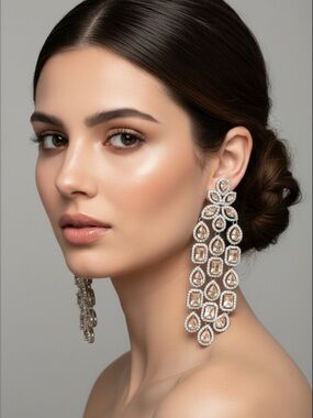 Swarovski Crystal Earrings.
